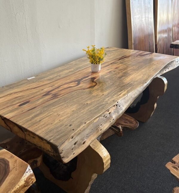 Tamarind Dining Table with Tamarind Legs