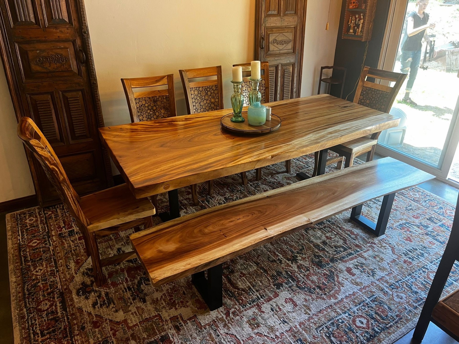 affordable live edge table san diego